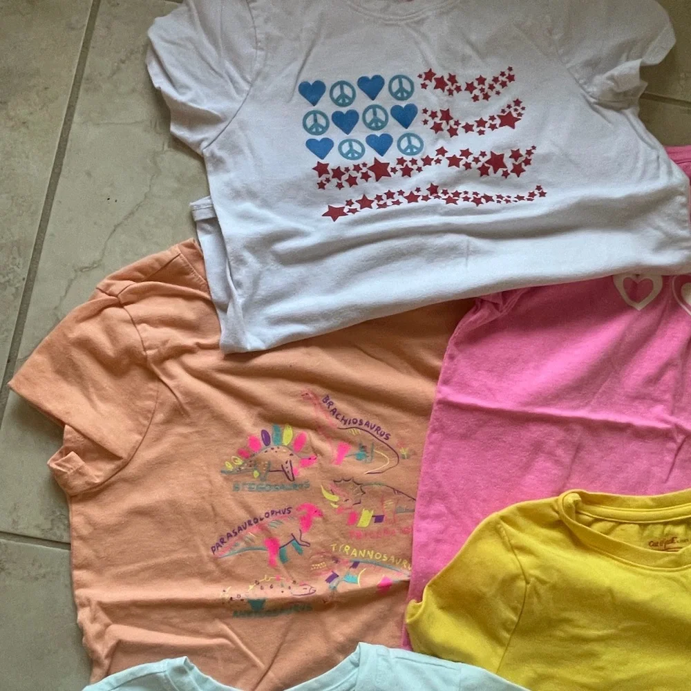 Cat & Jack Kids Short Sleeve Tees - Multicolor Pack - Picture 4 of 5